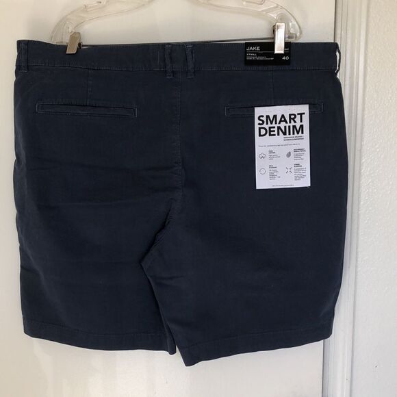 DL 1961 Jake Chino Shorts Size 40 NWT Noontide - Picture 2 of 7